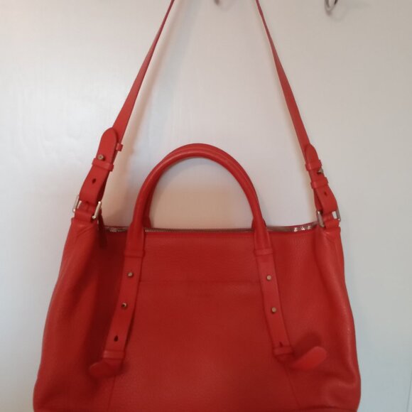 Mackage, large orange red, adjustable straps purse. - Picture 2 of 11